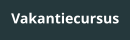 Vakantiecursus